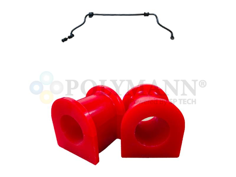 Energy Suspension 3.5136R Front Stabilizer Bar Bushings - Hyper-Flex Polyurethane For GM 4WD Vehicles