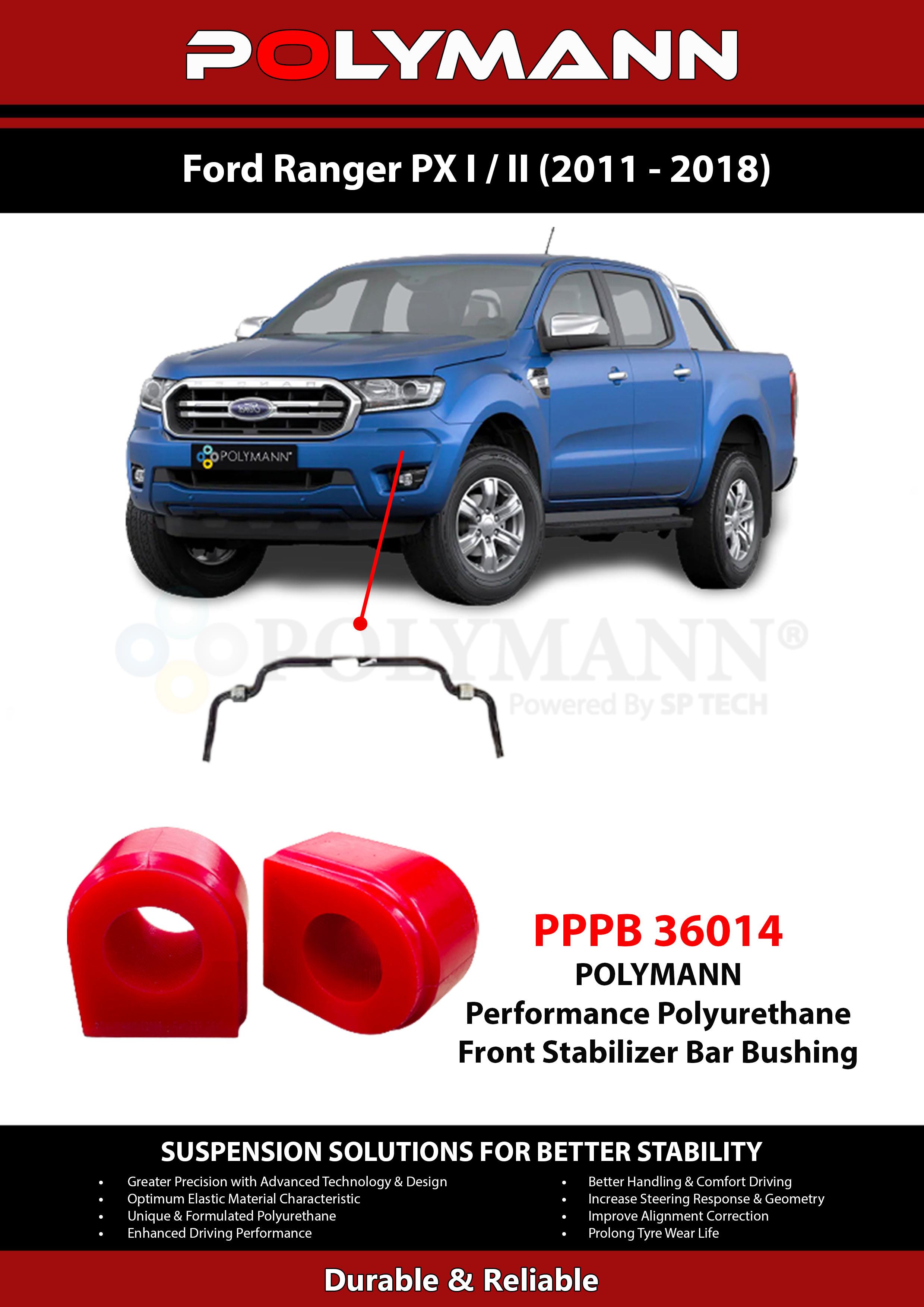 Front Sway Bar Bushing Replacement For 2008-2012 Smart Fortwo - Premium Suspension Component
