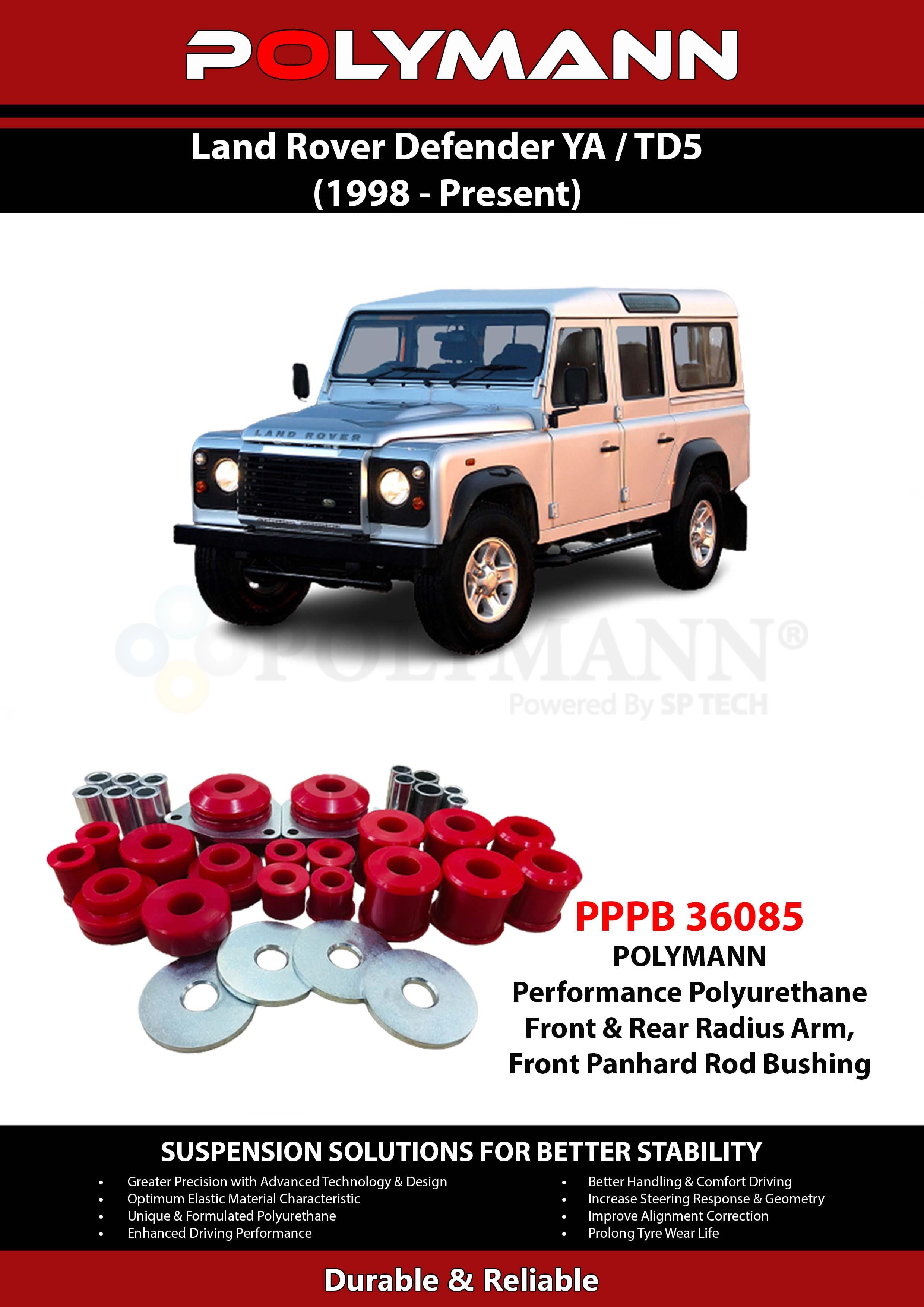 Front & Rear Radius Arm , Front Panhard Rod Bushing