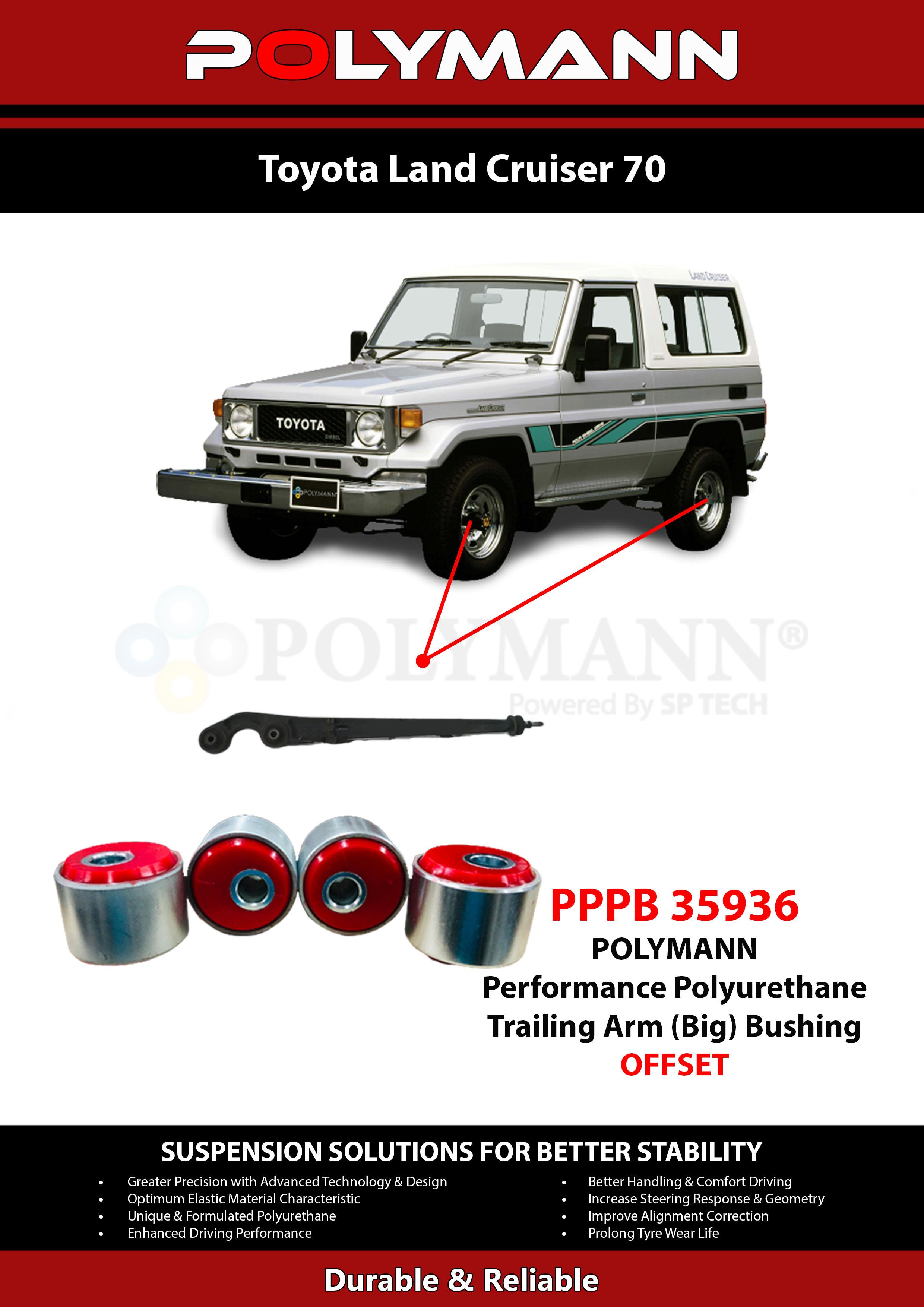 Trailing Arm Bushing (Big)OFFSET