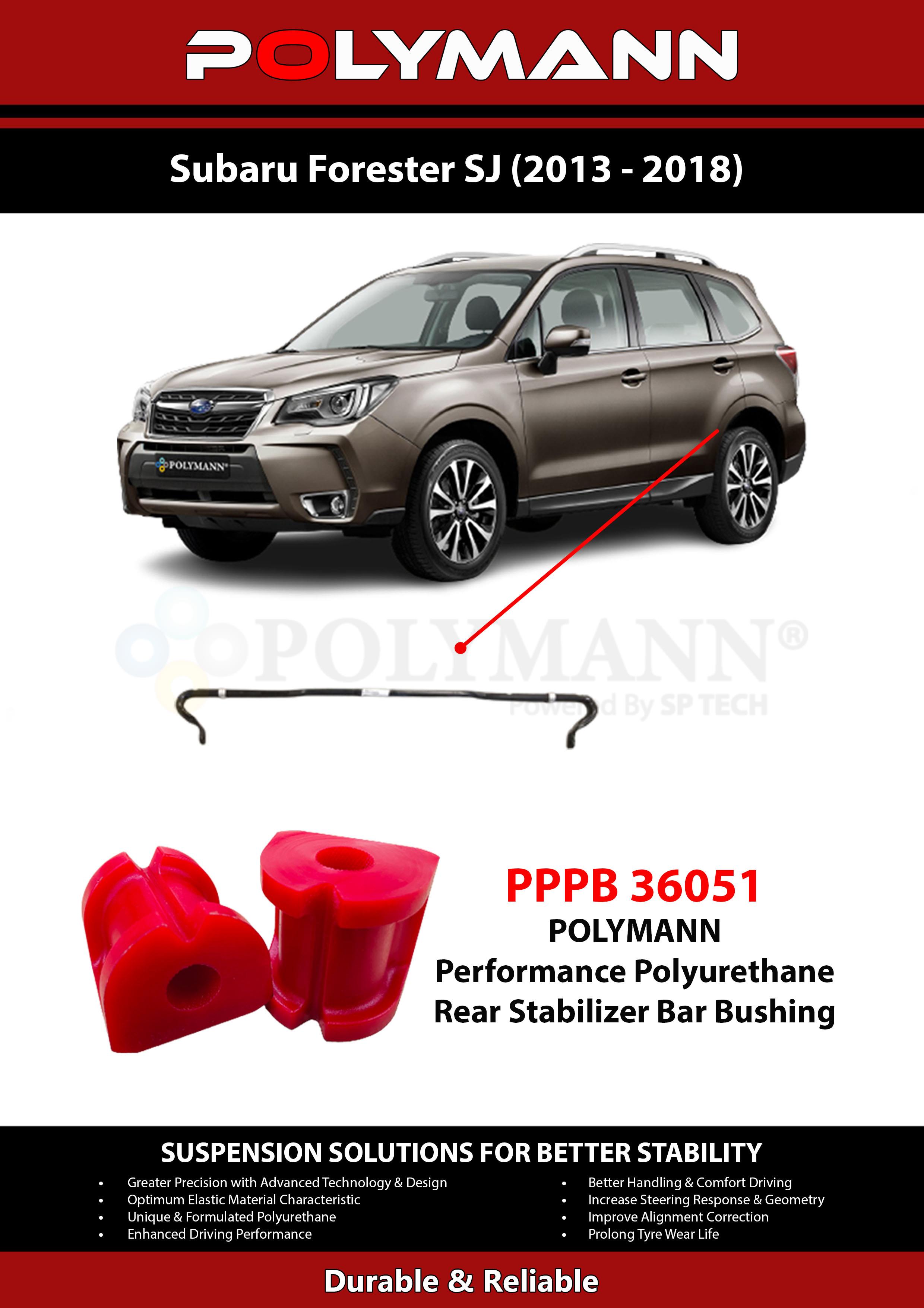 thumbnail image 2 of MOOG K201946 Suspension Stabilizer Bar Bushing - Fits 2013-2014 Subaru Outback & Legacy 2 of 13