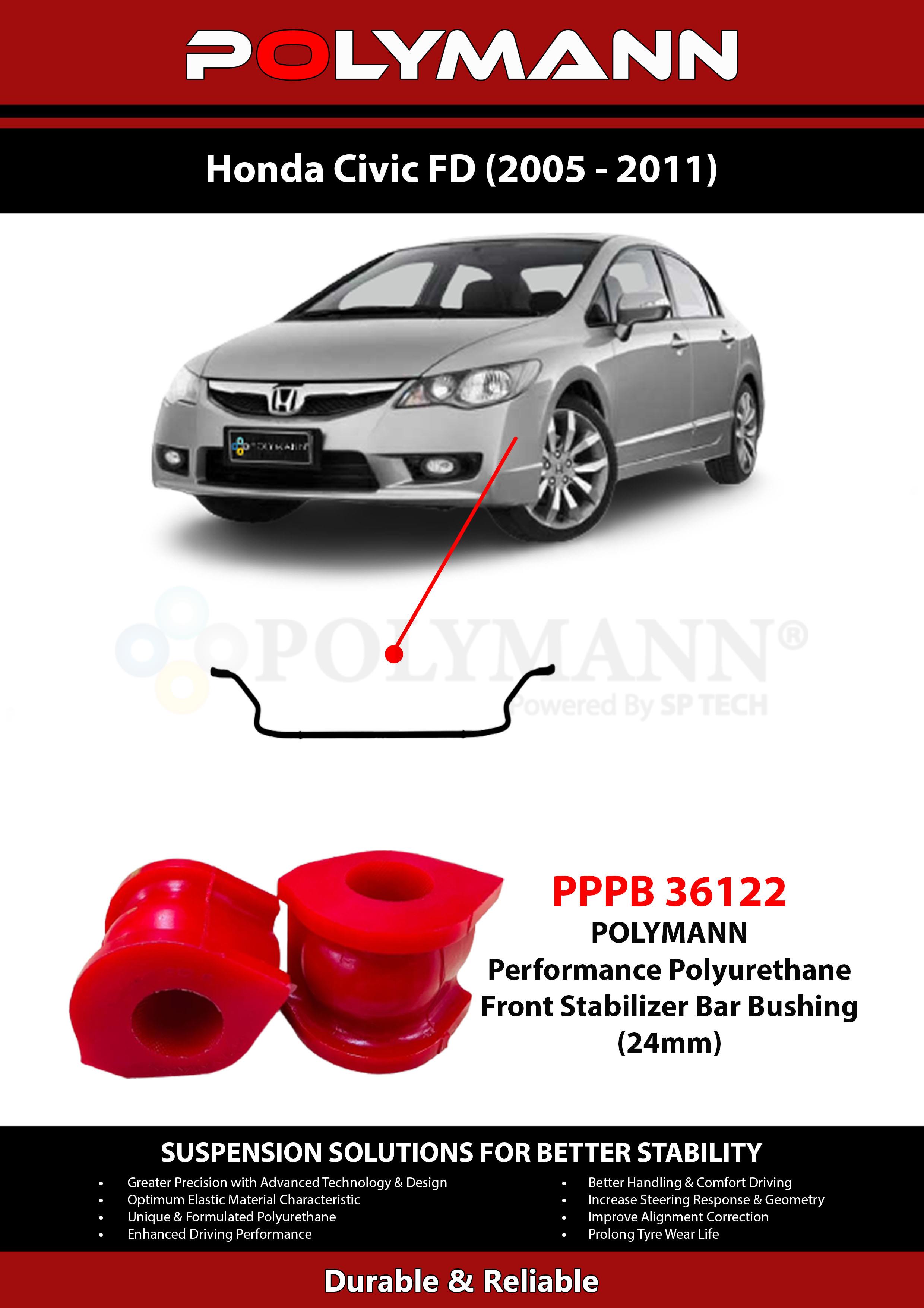 Front Stabilizer Bar Bushing (24mm)